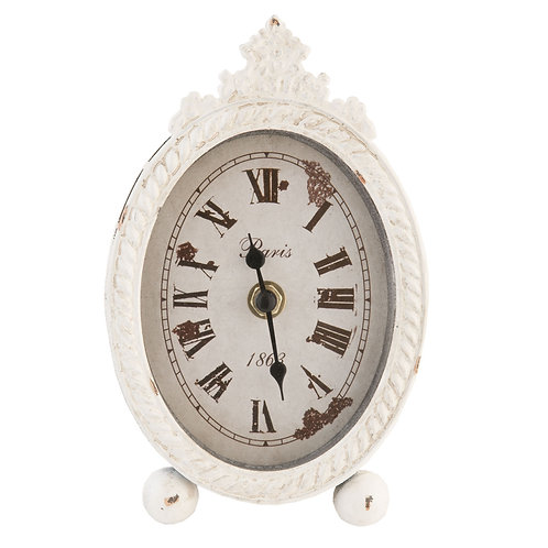 Horloge à poser blanche